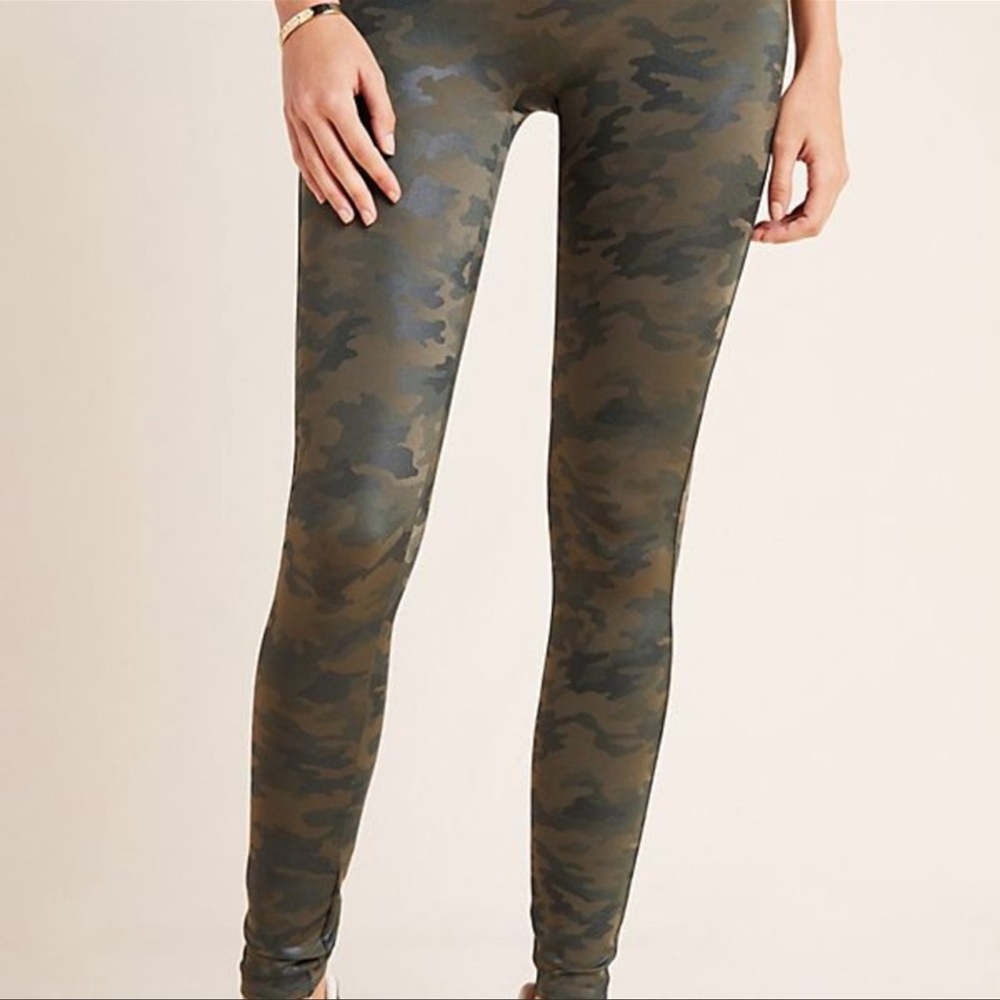 Spanx Camo Leggings (from Anthropologie)